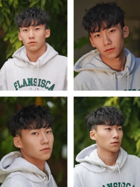 招牌微渣燙作品參考，設計師 ian 專精男士髮型