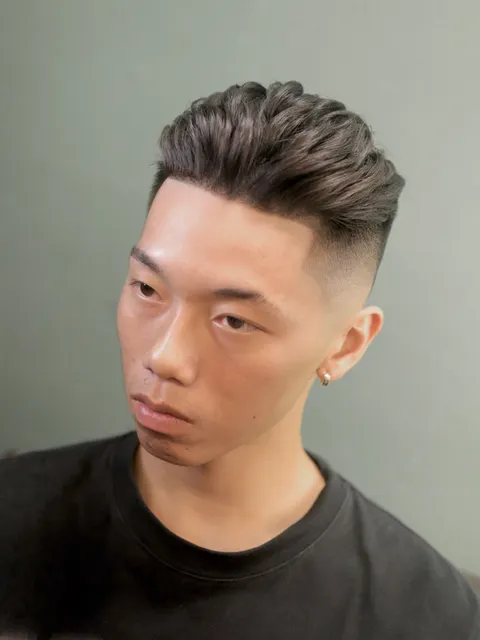 美式漸層-油頭作品參考，設計師 阿月🌙