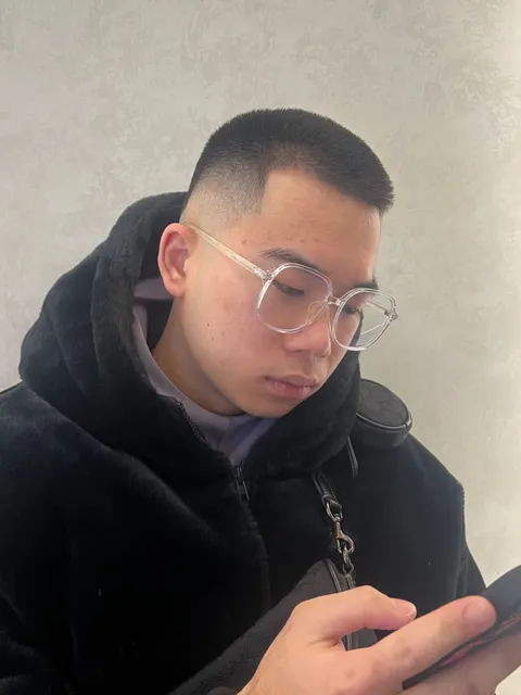 美式漸層-寸頭作品參考，設計師 阿月🌙