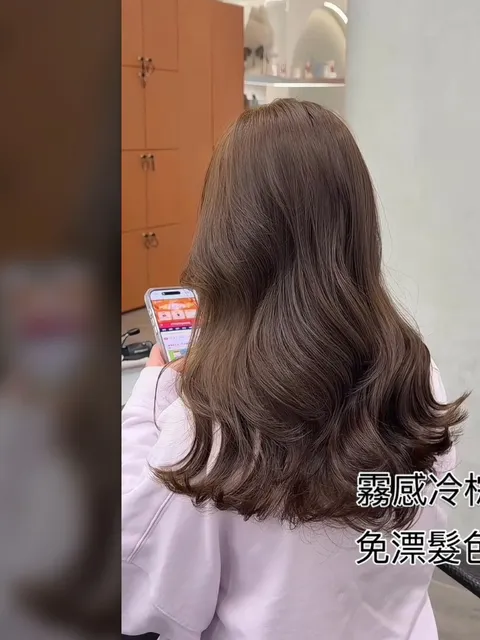 霧感冷棕作品參考，設計師 Vivian 維維安🩶