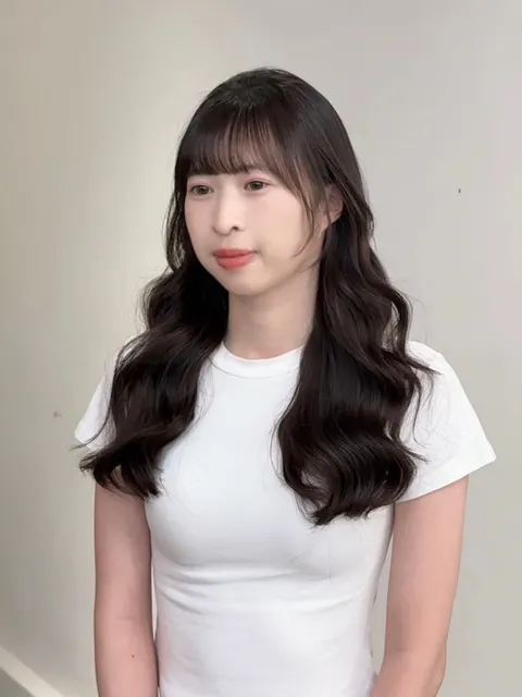 韓系電棒燙作品參考，設計師 桑妮