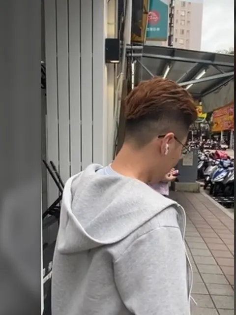 男生髮型作品參考，設計師 Celine