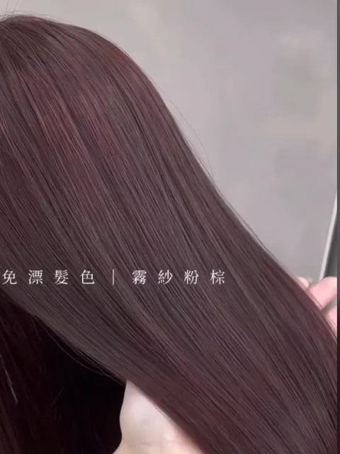 霧感顯白髮色作品參考，設計師 沛婕Erin