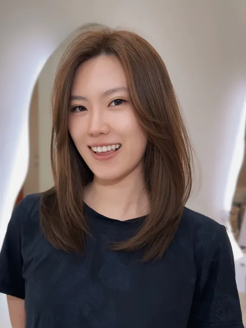客製化層次剪裁🥰作品參考，設計師 Teresa
