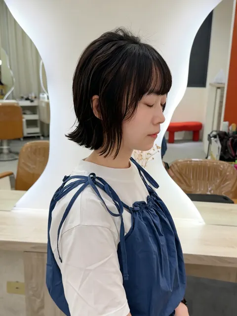 短髮翹翹頭✨作品參考，設計師 Teresa