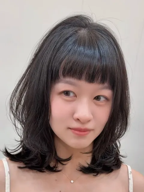 客製化韓系層次燙髮✨作品參考，設計師 萱萱✁Abby