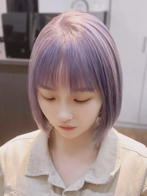 韓系霧感髮色作品參考，設計師 Alan (ParTake Hair)