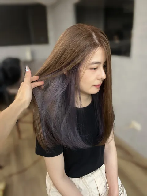 質感染髮作品參考，設計師 Silvia