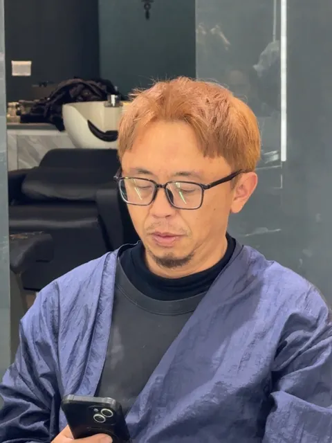 男生染髮作品參考，設計師 Stella