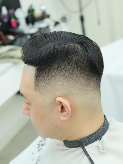 美式漸層洗剪作品參考，設計師 許嘉哲