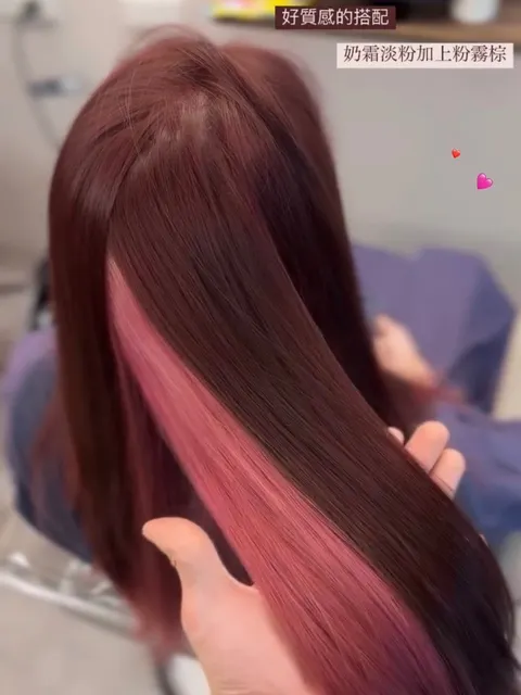 各式挑染作品參考，設計師 泰迪