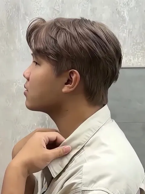 韓系男生髮型作品參考，設計師 Kevin