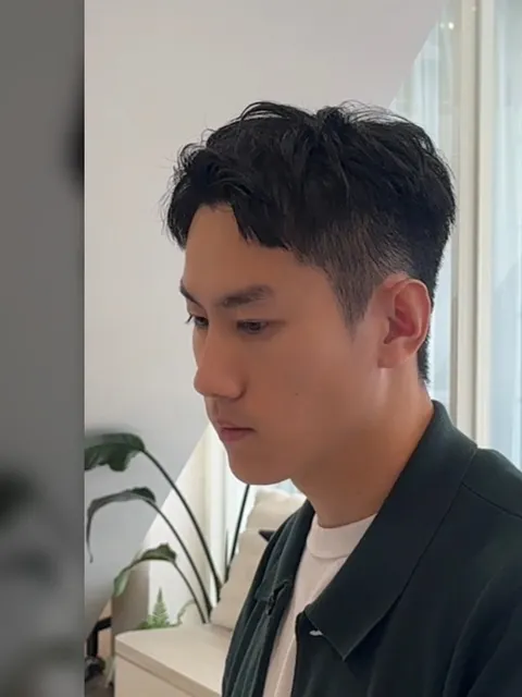 男生韓系剪髮作品參考，設計師 Harris 哈里斯