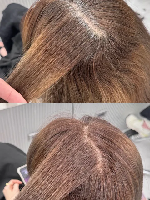 補染髮根作品參考，設計師 Harris 哈里斯