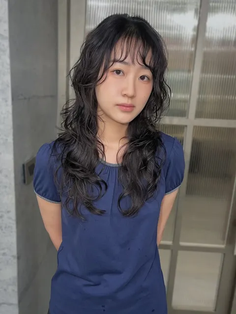 氛圍感層次燙髮作品參考，設計師 TT