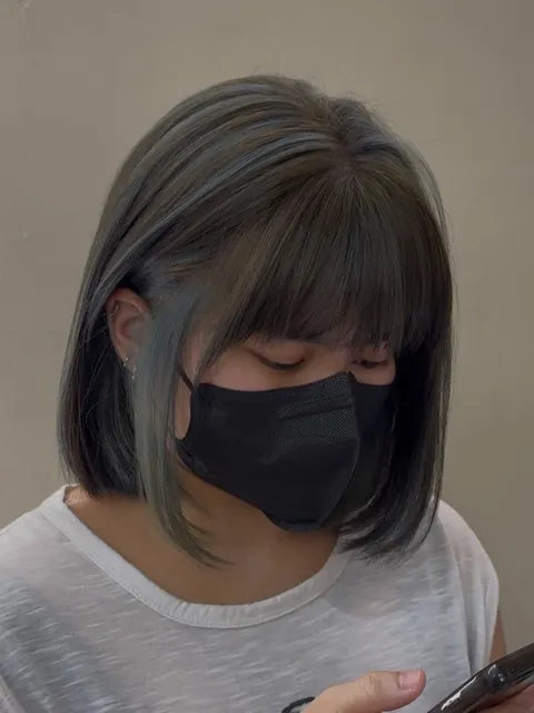 特殊色染髮作品參考，設計師 Nina