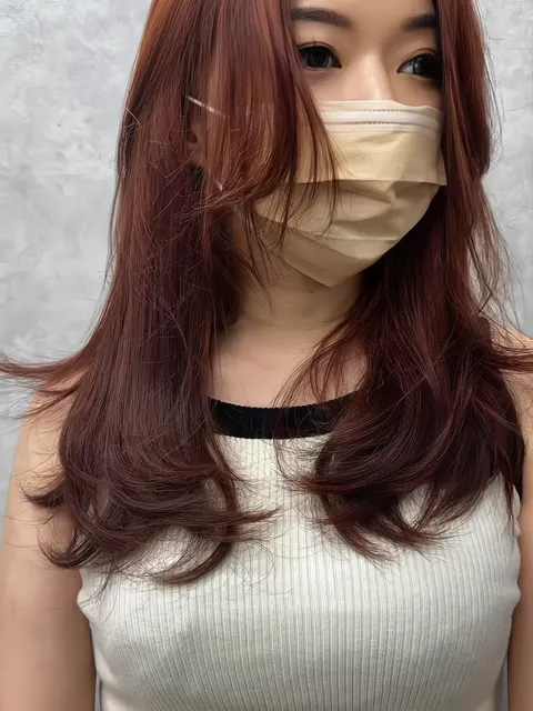霧感染髮作品參考，設計師 ✂️Reson(瑞森）
