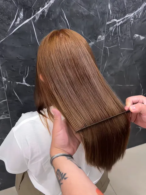 霧感染髮作品參考，設計師 ✂️Reson(瑞森）