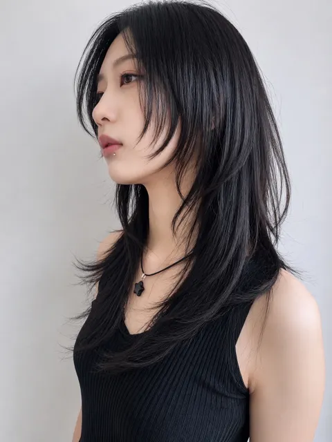 韓系層次剪作品參考，設計師 ✂️Reson(瑞森）
