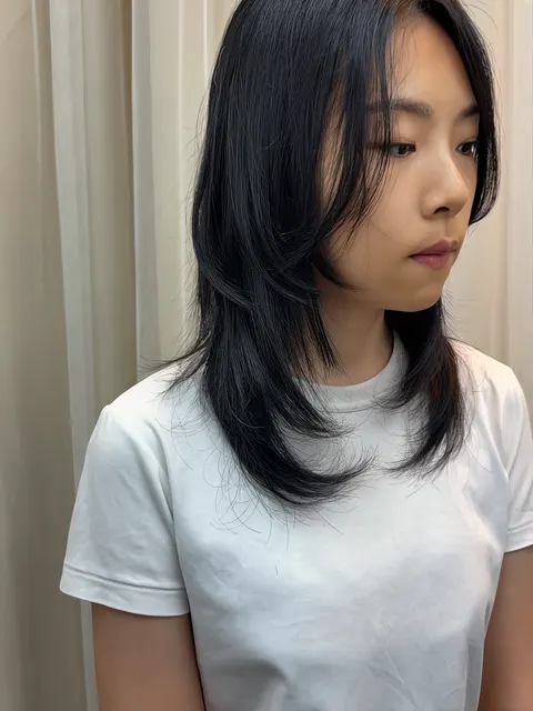 韓系層次剪作品參考，設計師 ✂️Reson(瑞森）
