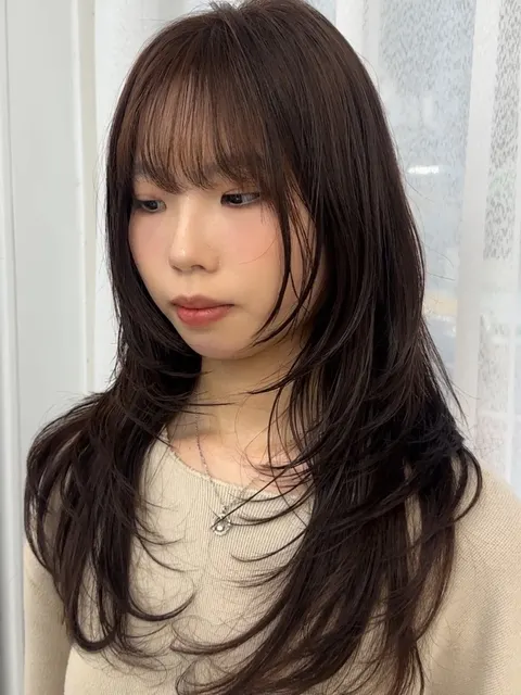 層次燙髮x質感棕色 第 2 張作品照