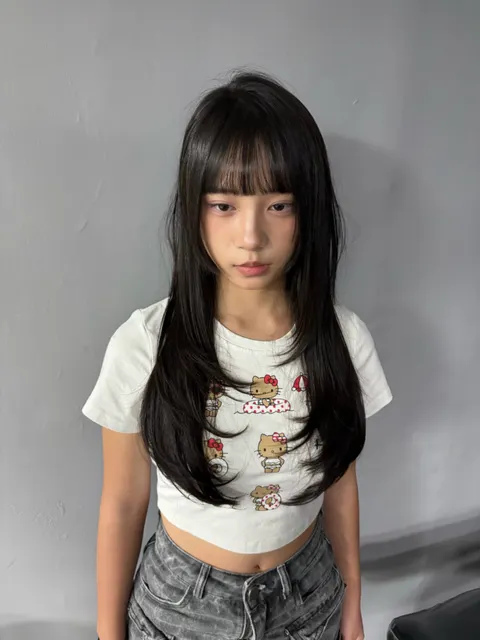 層次剪作品參考，設計師 Tami
