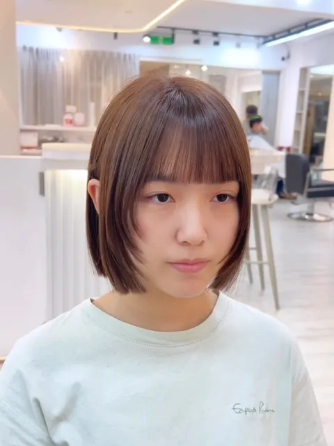 女生剪髮作品參考，設計師 Aria