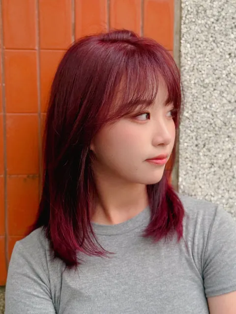 樹莓紅髮色 Raspberry Red✨作品參考,設計師 莎菈Sarah
