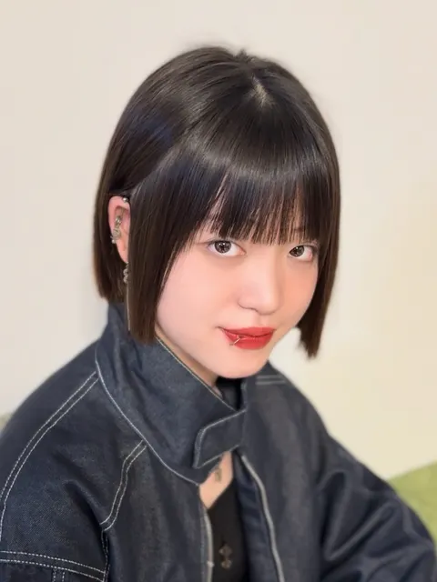短髮一刀切作品參考，設計師 莎菈Sarah
