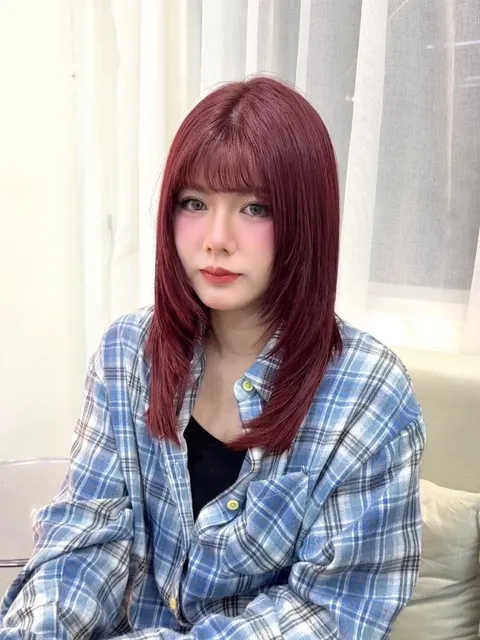 質感生活髮色作品參考，設計師 陳郁