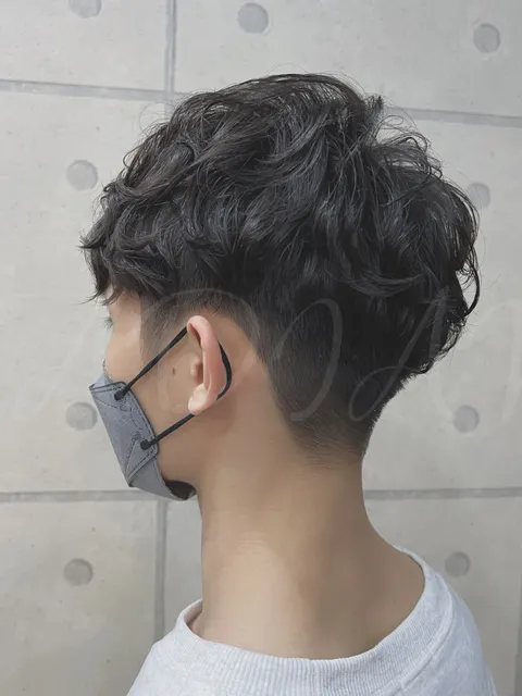 男士燙髮作品參考，設計師 ᵂᴱᴺ