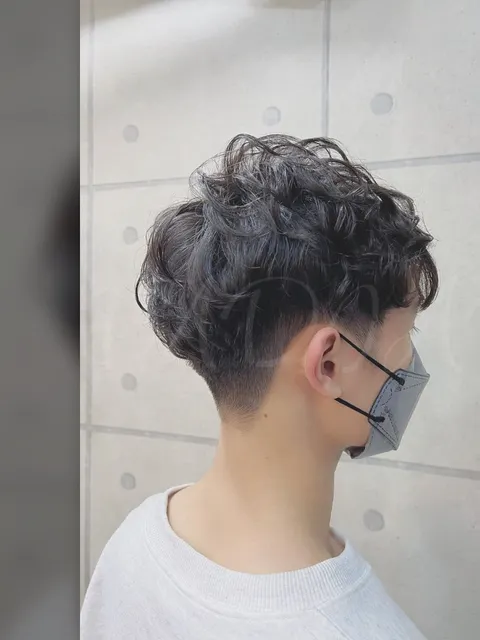 男士燙髮作品參考，設計師 ᵂᴱᴺ