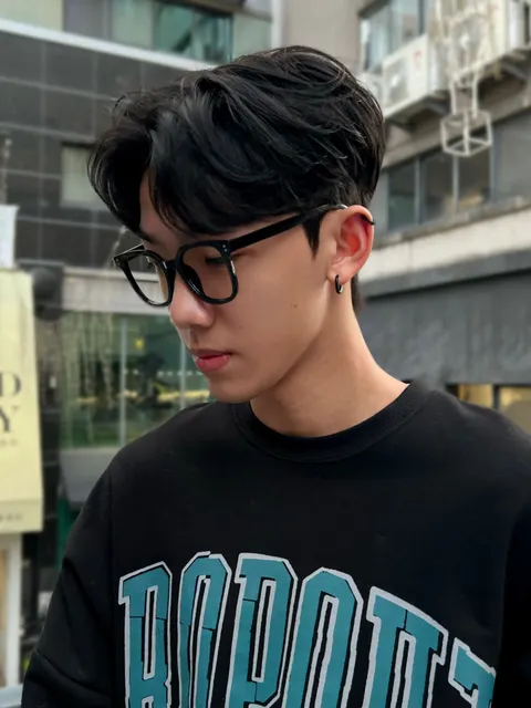 韓系分線紋理燙作品參考，設計師 Jay