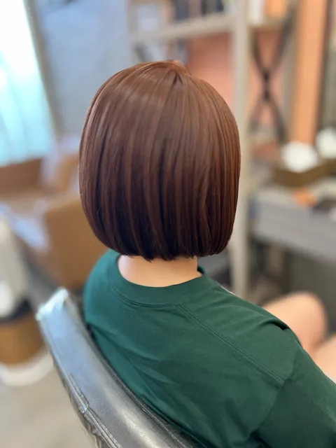 ㄧ刀切✂️ 暖調栗子棕 🌰作品參考，設計師 Ecko