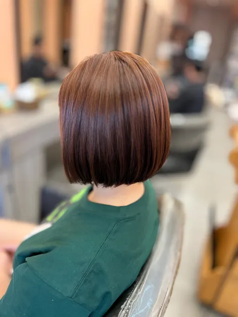 ㄧ刀切✂️ 暖調栗子棕 🌰作品參考，設計師 Ecko