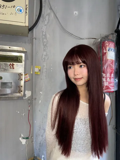 深莓紅棕 無需漂色作品參考，設計師 Rave