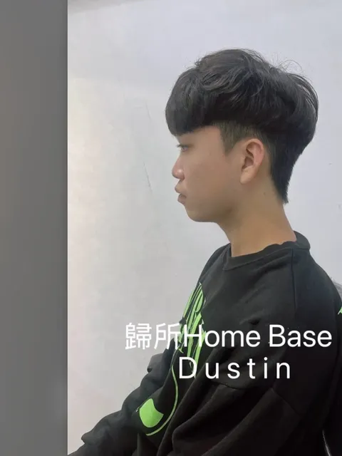 男士碎蓋作品參考，設計師 Dustin 達斯