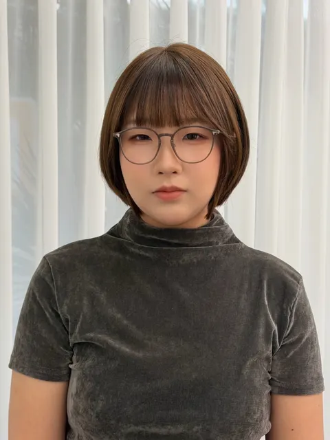 短髮作品參考，設計師 Qin