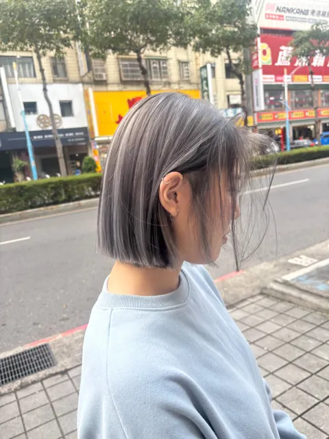自然系挑染作品參考，設計師 你的設計師💛元圓