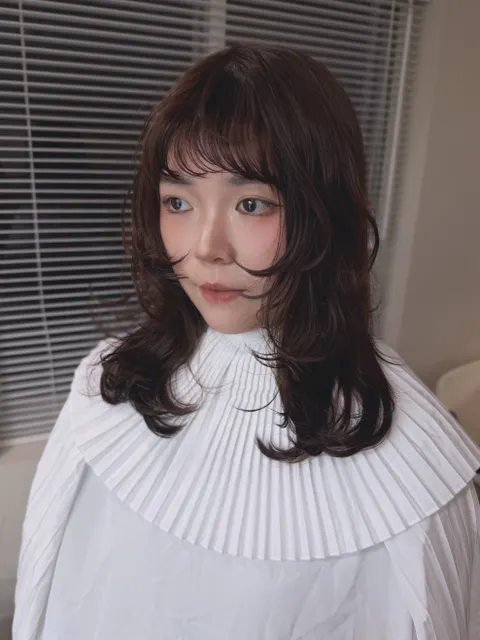 韓系層次剪裁作品參考，設計師 CiCi 稀稀