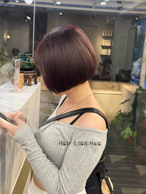 免漂粉棕色.粉紫色作品參考，設計師 張家樺.Lian ✌️^^