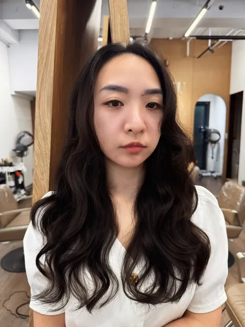 韓系電棒捲作品參考，設計師 Niki