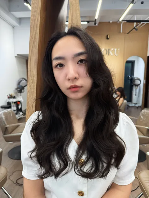 韓系電棒捲作品參考，設計師 Niki