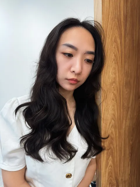 韓系電棒捲作品參考，設計師 Niki