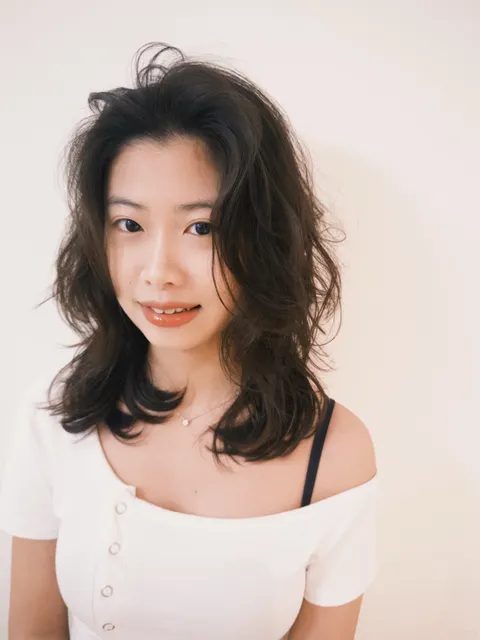 慵懶層次捲作品參考，設計師 振浩 Jimmy