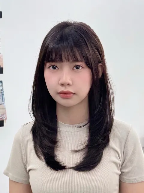 層次剪作品參考，設計師 Lorna