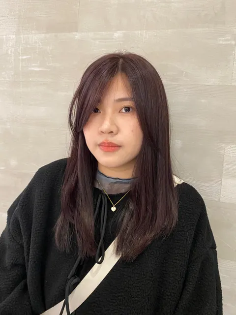 韓系氛圍燙髮作品參考，設計師 Lily 莉莉
