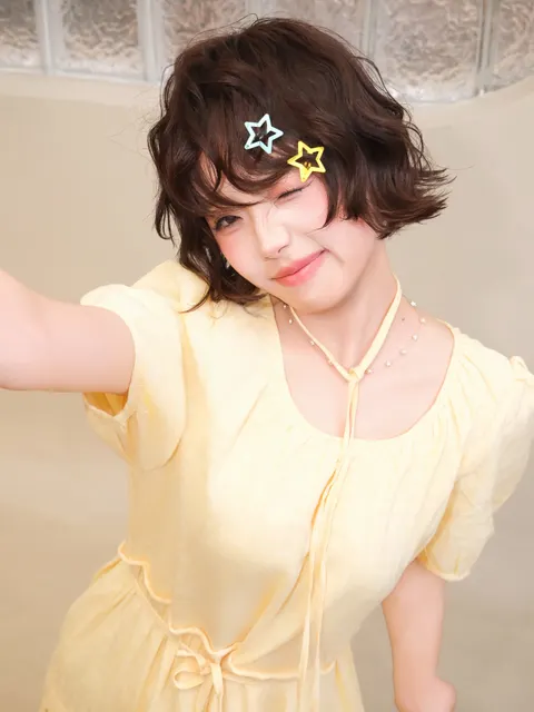 可愛甜美翹翹波波頭 第 2 張作品照