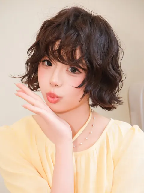 可愛甜美翹翹波波頭 第 3 張作品照