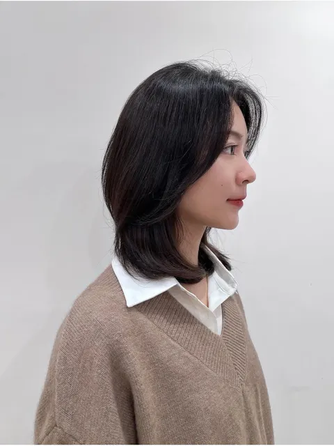 韓系層次剪作品參考，設計師 Mi Ka